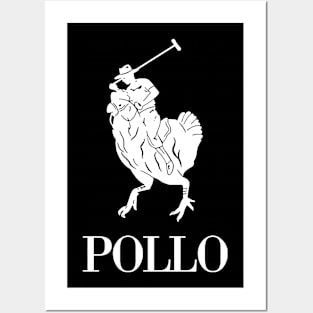 Funny Pollo Parody Fashion Chicken Design Posters and Art